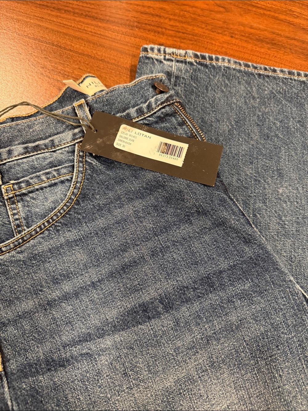 Womens Blue Denim Jeans - Classic Straight Fit